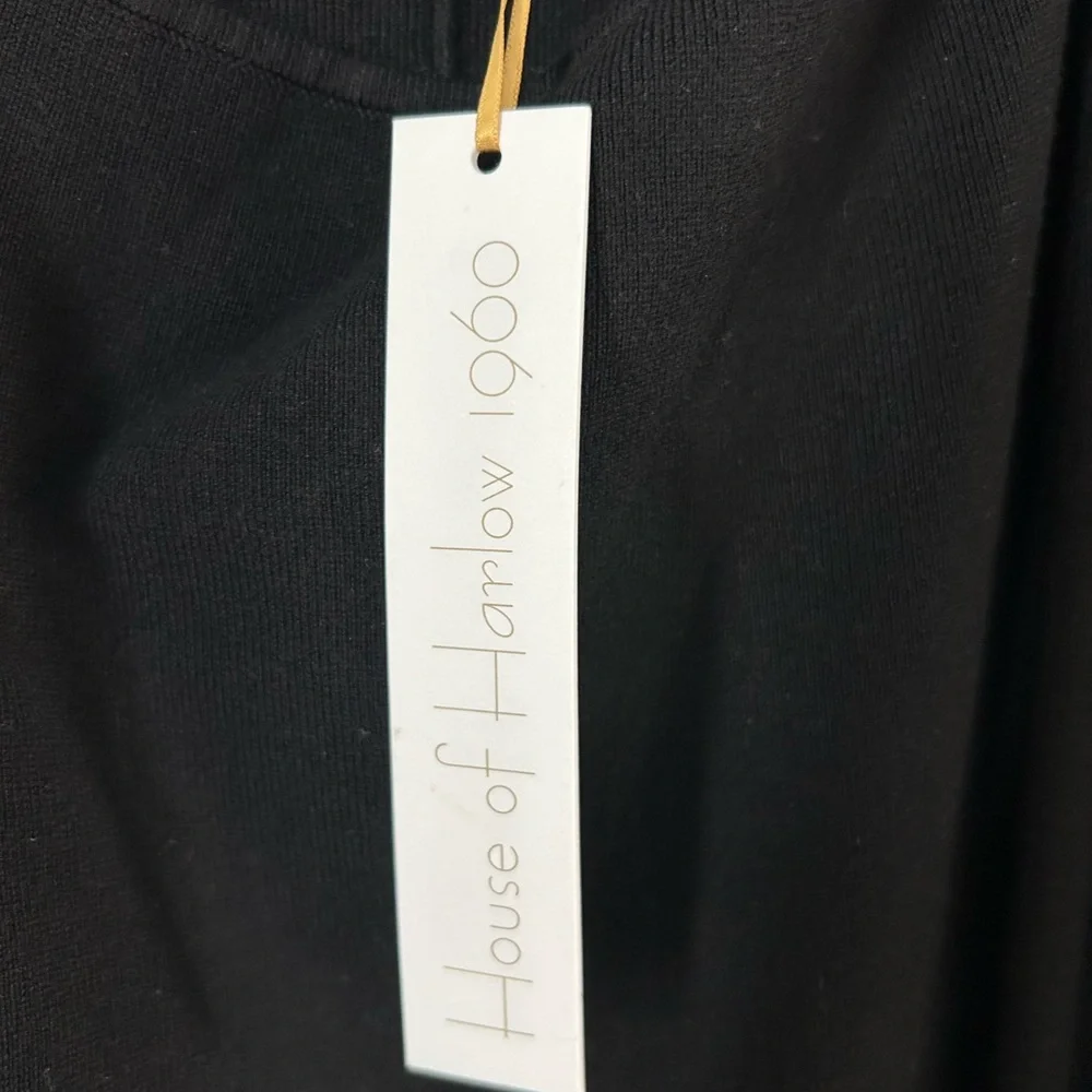 House of Harlow 1960 | Black Strapless Cowl Maxi Dress - Picture 9 of 9